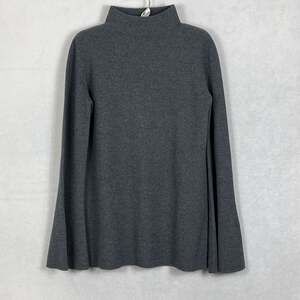 Robert Rodriguez Tunic Sweater Women's Size L Charcoal Gray Cashmere Wool Blend